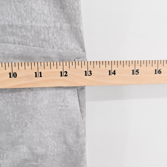 HALSTON HERITAGE Jumpsuit Womens Sz 0 Gray Satin Jogger Spaghetti‎ Strap V Neck - Picture 12 of 14